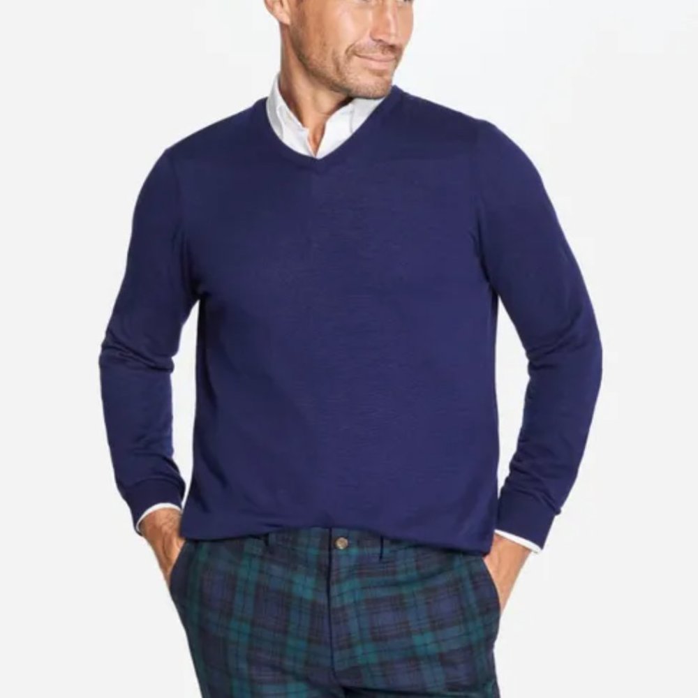 NWT J. McLaughlin Navy Milton Sweater
